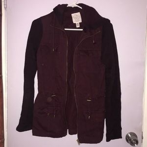 Maroon jacket from Tillys size small